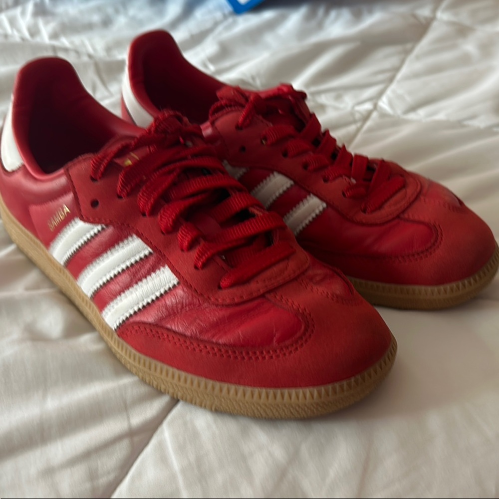 Adidas Red Samba OG W 7.5 worn twice
